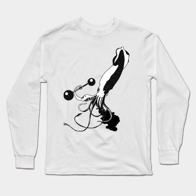 strong calamari Long Sleeve T-Shirt by masslos